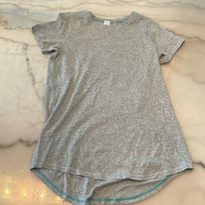 Ivivva Girls Size 12 Gray Tee NWOT